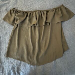 Black Off-Shoulder Women's Top